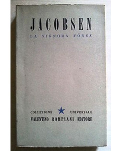 Jacobsen: La Signora Fonss 1a Edizione Bompiani 1943 A25