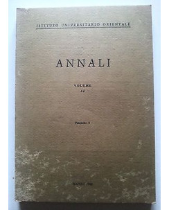 Istituto Universitario Orientale: Annali 46, 3 - 1986 [RS] A27