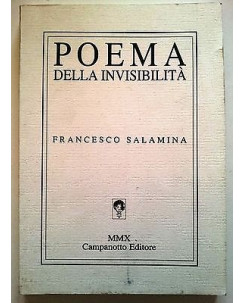 Francesco Salamina: Poema della invisibilità ed. Campanotto [RS] A39