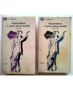 R. Musil: L'uomo senza qualità vol. 1-2 * ed. Einaudi - Gli Struzzi n.26  RS A04