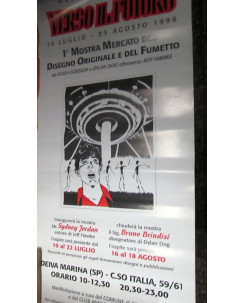 Dylan Dog fuoriserie poster mostra Verso il futuro 1996 Gd43