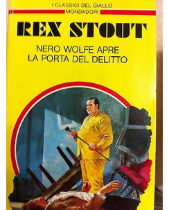 Rex Stout: Nero Wolfe apre la porta del delitto Ed. Mondadori A04