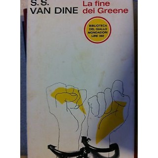 S.S. Van Dine: La fine dei Greene Ed. Mondadori A04  2,00€