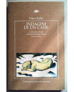 Franz Kafka: Indagini di un cane * Ed. Marsilio A12