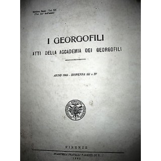 I Georgofili: Atti della Accademia dei Georgofili Ed Fratelli Paren...