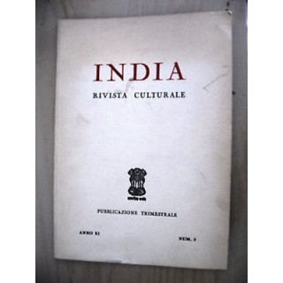 India Rivista Culturale Pubblicazione trimestrale Anno XI N. 3 A17 ...