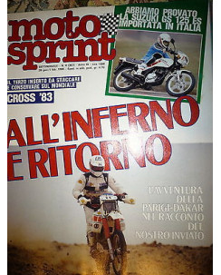 Moto Sprint N.4  '84: Suzuki GS 125 ES, Peugeot 105 Look   FF08