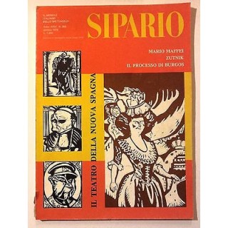 Sipario n. 356 gen.'76 - 'Zutnik' Maffei -Teatro Nuova Spagna * FF1... Sipario n. 356 gen.'76 - 'Zutnik' Maffei -Teatro Nuova Spagna * FF1...