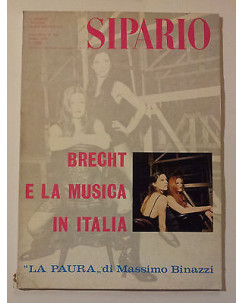 Sipario n. 360 mag.'76 - Brecht e la musica in Italia - Massimo Binazzi * FF11