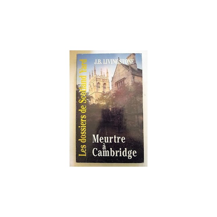 J. B. Livingstone: Meurtre à Cambridge in francese A51  2,20€