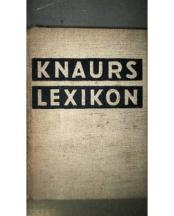 Knaurs Lexikon: A-Z Lingua Tedesca Illustrato Droemersche [RS] A56