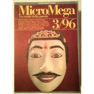 MicroMega N. 3/96:La verità della poesia - D'Arcais Violante Pivett...