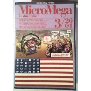 MicroMega N. 3/2001:Le due Italie - Sartori D'Arcais Cacciari Rutel...