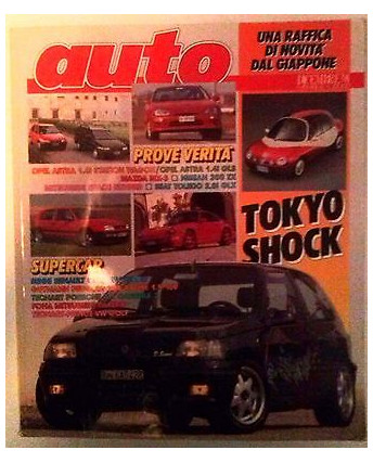Auto n. 12 Dicembre '91 - Senni Renault Clio 16v turbo, Peugeot 205 rally - FF07