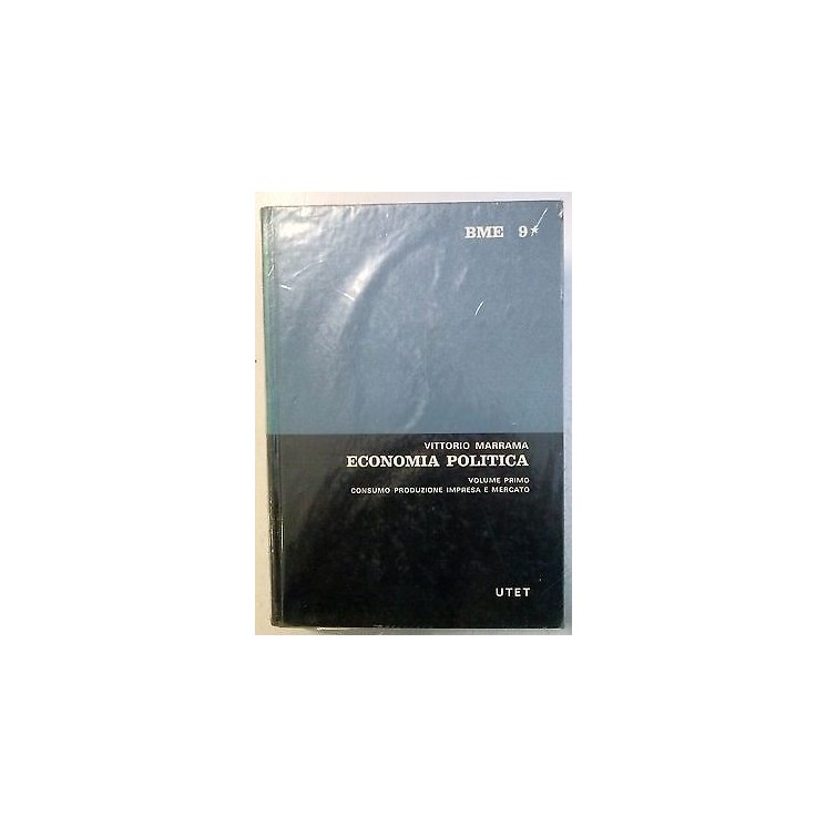 Vittorio Marrama: Economia Politica Vol. I Ed. Utet A52  18,50€