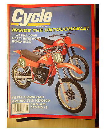 Cycle: Honda RC250 Kawasaki KZ1000ST KDX400 Rivista americana FF04