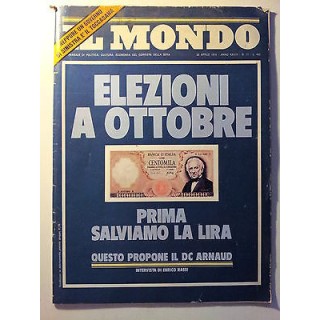 Il Mondo n. 17 22 apr 1976 * Elezioni - Salviamo la Lira - Enrico N...
