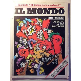 Il Mondo n. 17 24 apr 1975 * Enti Pubblici - Elezioni DC - Italiani...