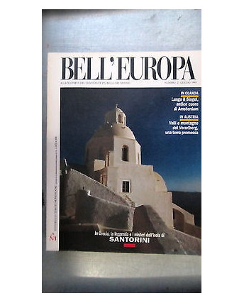 Bell'Europa: Santorini Olanda Austria - 6/1993 n. 2 -  Ed. Mondadori FF11RS