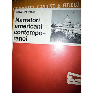 S.Rosati: Narratori americani contemporanei Ed.Eri classe unica [RS...