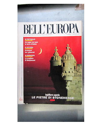 Bell'Europa: Portogallo Svizzera Normandia - 7/1993  n. 3 - Ed. Mondadori FF11RS