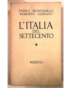 Montanelli, Gervaso: L'Italia del settecento X Ed. 1971 Ed. Rizzoli A13