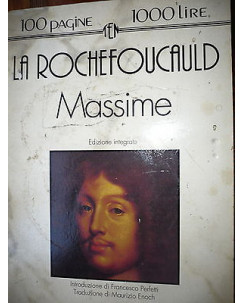 F. de La Rochefoucauld: Massime,  Ed. Newton [RS] A41  