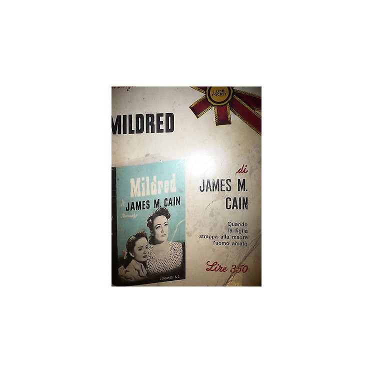 James M. Cain: Mildred Ed. Longanesi & C. A32  1,00€