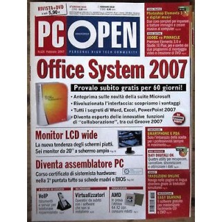 PC Open n. 125 - Febbraio 2007 - Ed. GPP  4,20€
