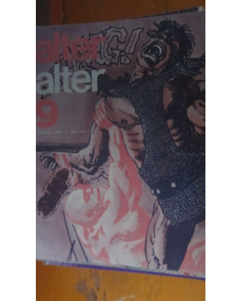 Alter Alter 1978 n. 9 ed. Milano Libri [Hugo Pratt, Moebius] FU05