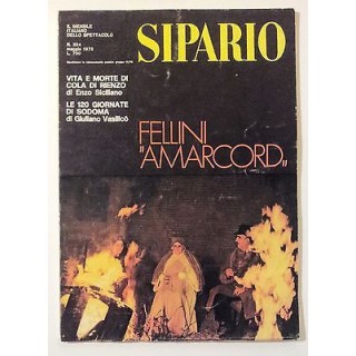 Sipario n. 324 mag.'73 - 'Amarcord' Fellini - Enzo Siciliano - G. V...