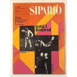Sipario n. 329 ott.'73 - Wertmuller - Festival Venezia, Avignone, S...