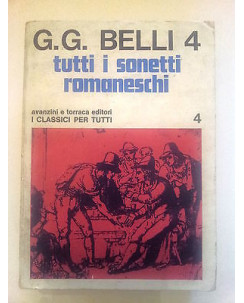 G. G. Belli: Tutti i Sonetti Romaneschi vol. 4 ed. Avanzini e Torraca A59