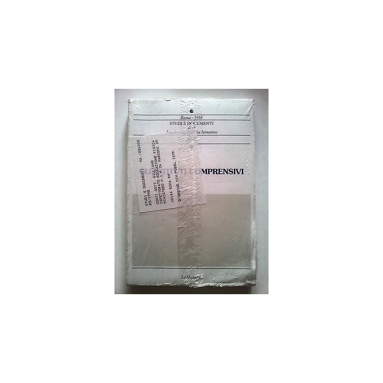 Gli Istituti Comprensivi Blisterato Le Monnier 1998 A30  4,20€