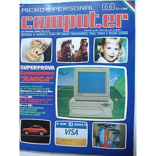 M & P Computer  n.66 giu 1986 Commodore Amiga-IBM-APPLE unidisk  [S...