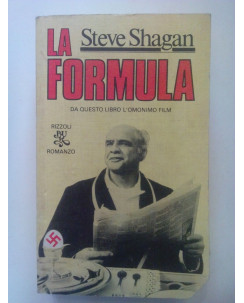 Steve Shagan: La Formula ed. Rizzoli 1982 A41