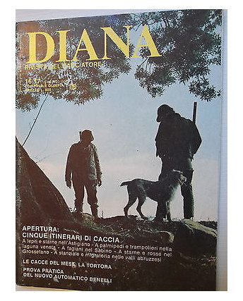 DIANA Rivista del Cacciatore   n.16/17 28 ago 1976   Lepri-Fagiani-Tortora  [SR]