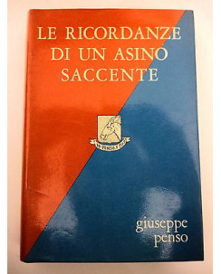 GIUSEPPE PENSO: Le ricordanze di un asino saccente 1967 BALDINI & CASTOLDI A80