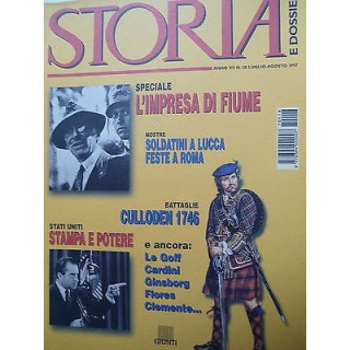 STORIA e dossiers n.118 lug/ago 1997 Fiume-Culloden-Cardini-Le Goff...