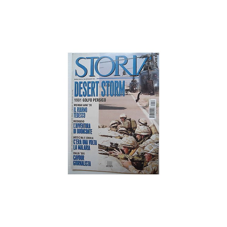 STORIA e dossiers n.156 gen 2001 Desert storm-Golfo Persico-Cavour ...