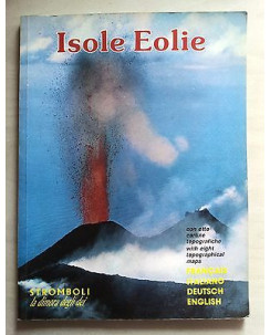 Isole Eolie 8 cartine topografiche, fotografico it/de/en/fr TRIMBOLI '91 A58