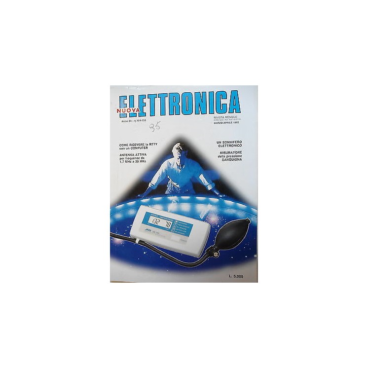 Elettronica nuova  n.154/155 mar/apr1992  Misuratore pressione-Ante...