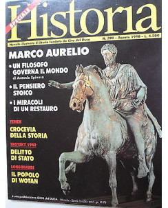 HISTORIA  n.390  ago   1990  Marco Aurelio-Yemen-Trotzky-Longobardi     [SR]