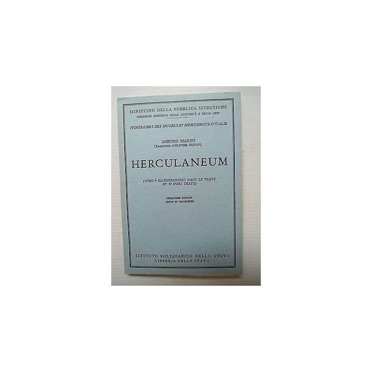 A. Maiuri: Herculaneum Ed. Libreria dello Stato [SR] A75  7,20€