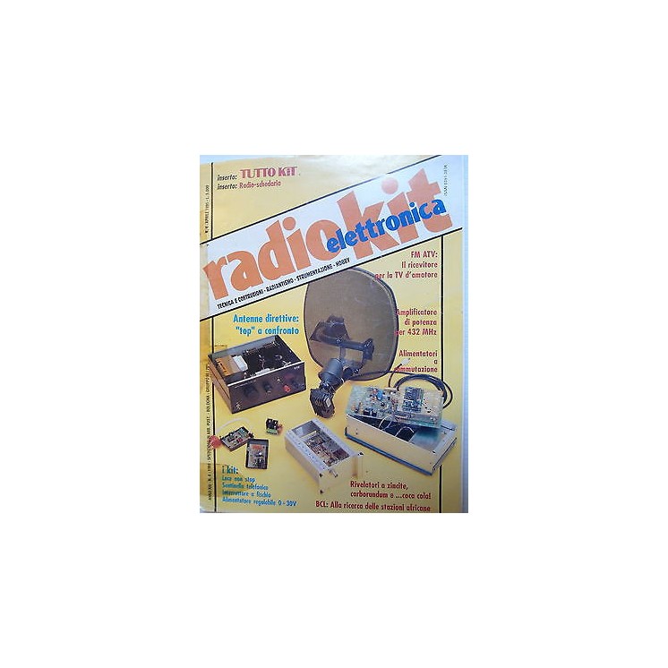 Radiokit elettronica  n.4 apr 1991 Amplificatore-Rivelatori a zinci...