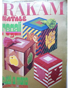 RAKAM      nov  1973   Regali di Natale-Uncinetto e ricamo-Tavola Filet     [SR]