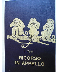 Lesley Egan: Ricorso in appello Ed. Garzanti [SR] A74