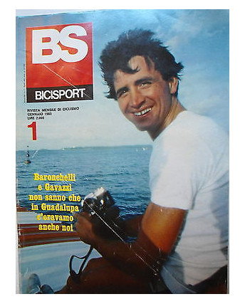 BS Bicisport   n.1  gen  1983    Poster De Wolf-Baronchelli-Gavazzi-Moser   [SR]