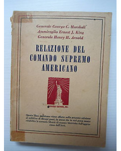 Marhall, King, Arnold: Relazione del comando supremo americano Overseas [SR] A75