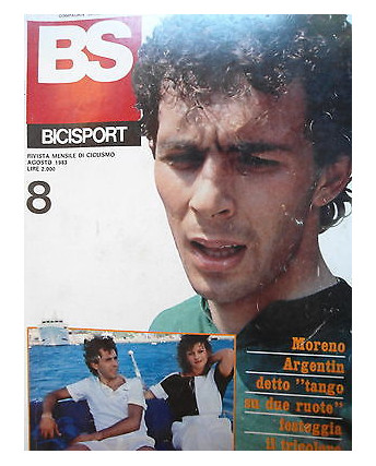 BS Bicisport   n.8  ago  1983   Poster Magrini-Argentin-Saronni-Moser  [SR]